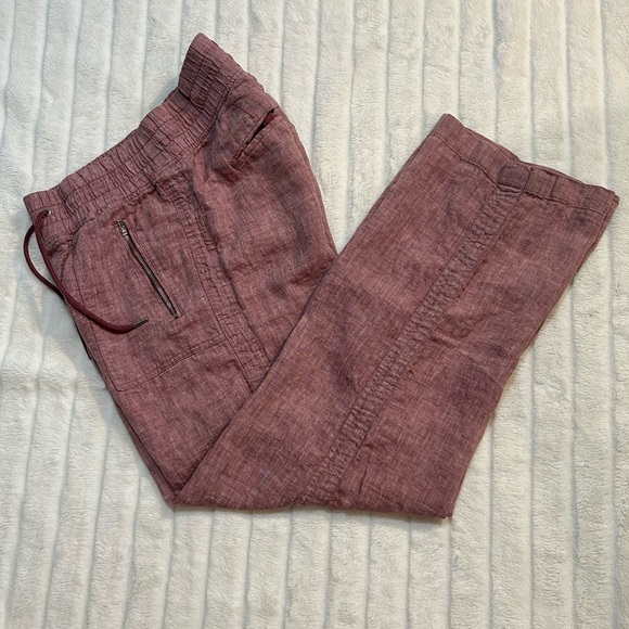 Athleta Cabo Wide Leg Linen Pants - Picture 9 of 9